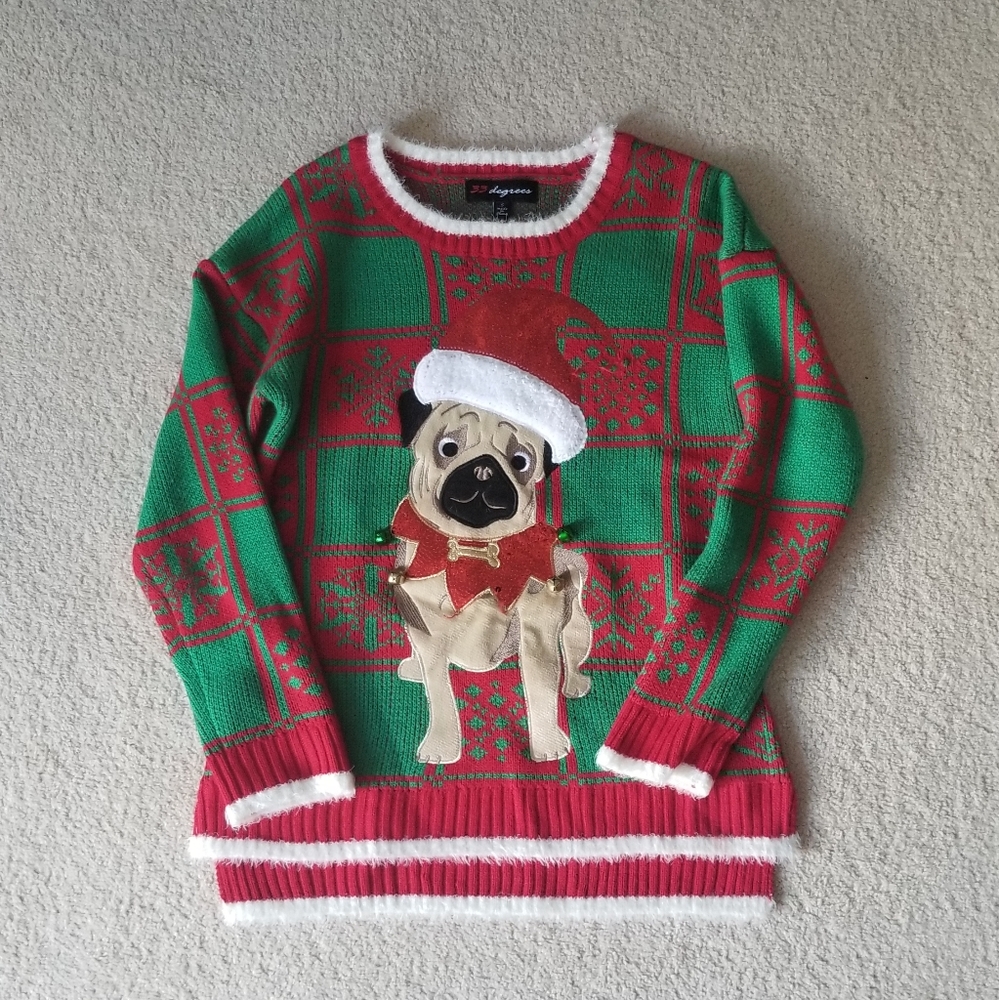 Pug Christmas Sweater (from Target)
